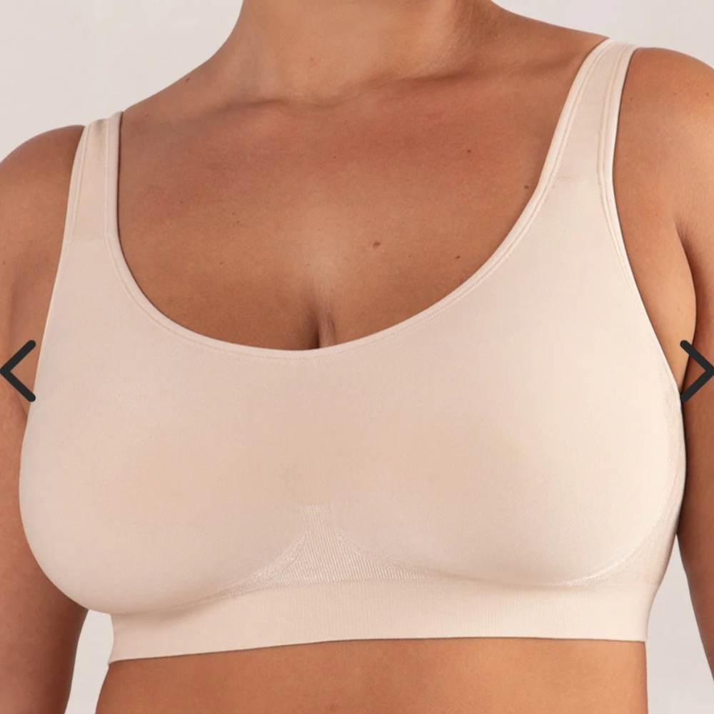 Shapermint Truekind Everyday Comfort Wireless Shaping Bra - Beige 2XL NWT